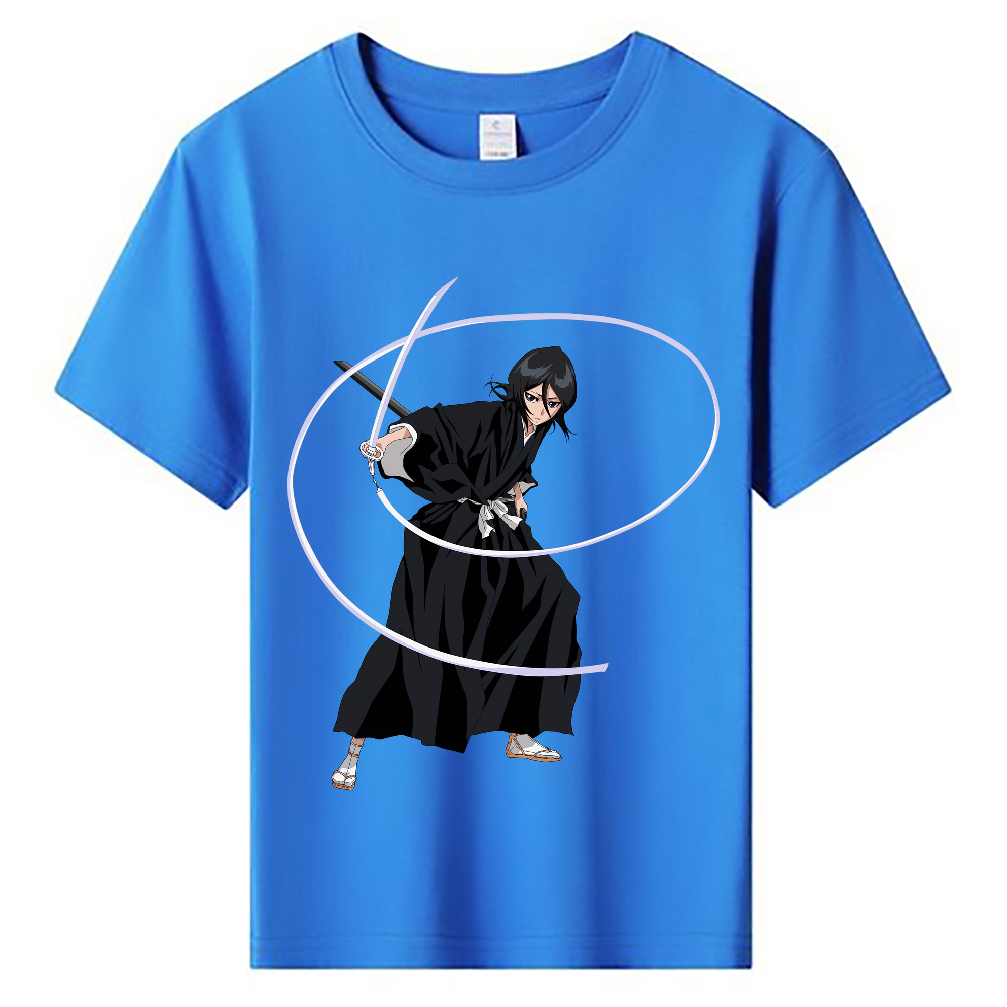 （画像用） ブリーチ 朽木ルキア BLEACH Kuchiki Rukia 綿100％キッズTシャツ（フロントプリント）